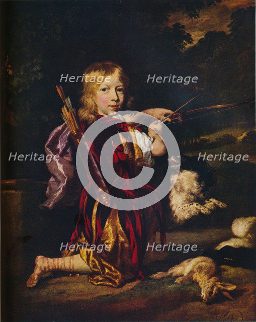 'Boy with Bows and Arrows', c1670. Artist: Nicolaes Maes.