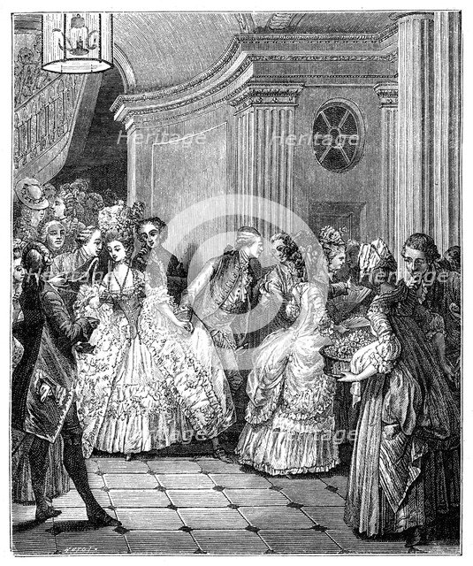 Leaving The Opera, (1885).Artist: Moreau