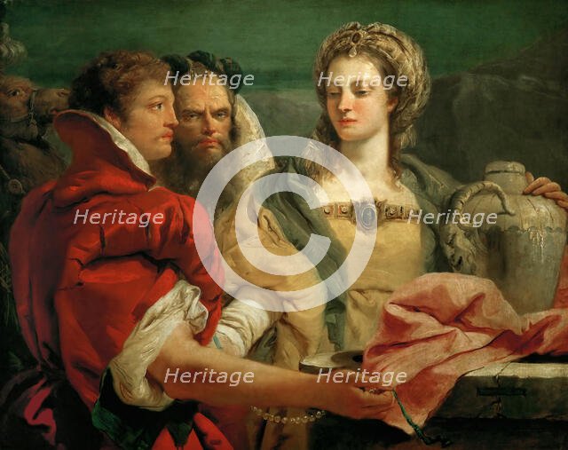 Rebecca at the Well, 1751. Creator: Tiepolo, Giambattista (1696-1770).