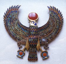 Pectoral jewel from the treasure of Tutankhamun, Ancient Egyptian, c1325 BC. Artist: Unknown