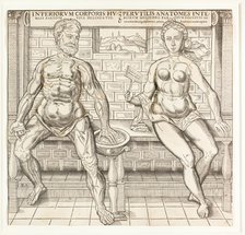 Interiorum corporis humani partium viva delineatio, from the second edition of the..., 1555/59. Creator: Monogrammist R. S..