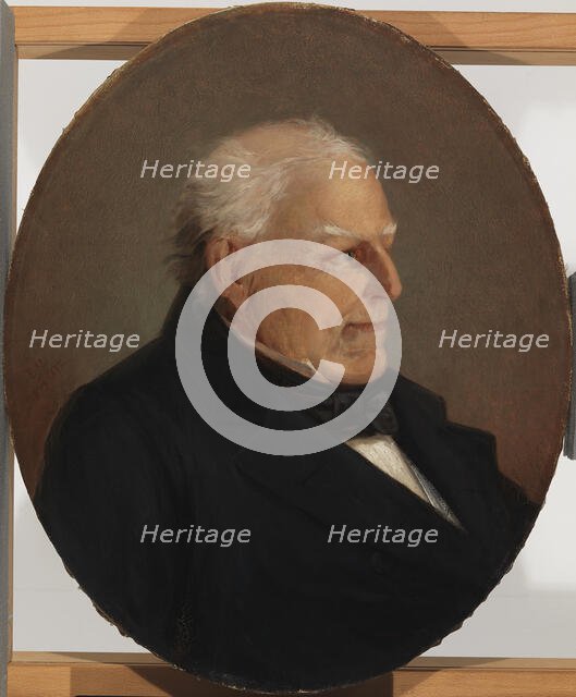 Portrait of Counsellor H. Rosenberg, 1875. Creator: Erik Johan Lofgren.