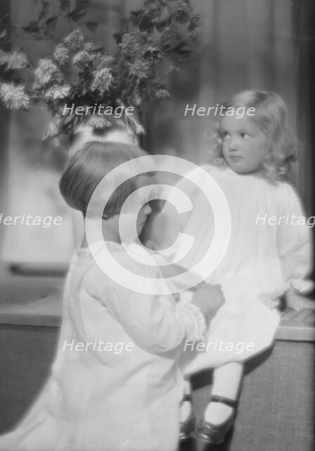 Clark, Eunice and Eleanor, portrait photograph, 1915. Creator: Arnold Genthe.