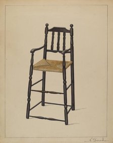 High Chair, 1936. Creator: Nicholas Gorid.