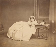 La robe de soie, 1860s. Creator: Pierre-Louis Pierson.