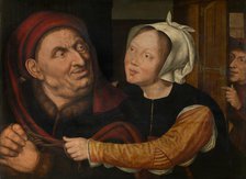 Unequal lovers, c1510s. Creator: Quentin Metsys I.