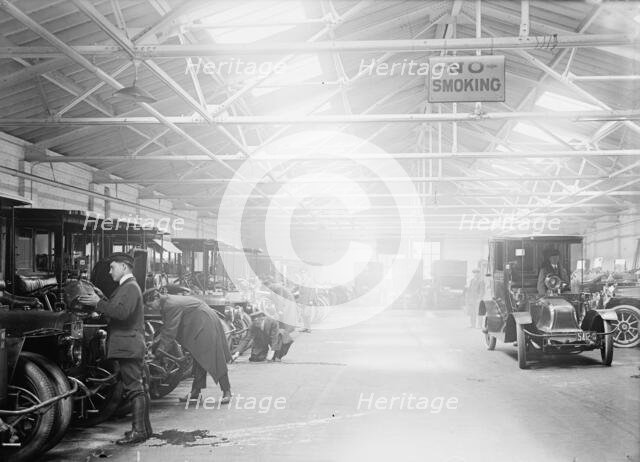 Federal Taxicab Garage, 1914. Creator: Harris & Ewing.