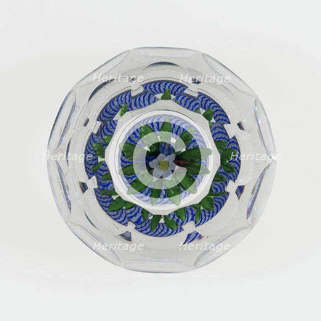 Paperweight, Saint-Louis, c. 1848-55. Creator: Saint-Louis Glassworks.