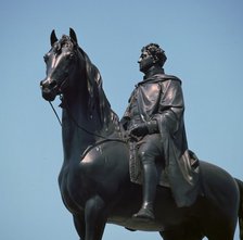 Equestrian Statue of King George IV of England, 19th century. Artist: Francis Legatt Chantrey