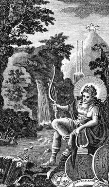 Apollo, Ancient Greek god of music, poetry, archery, prophecy and healing, 1798. Artist: Unknown