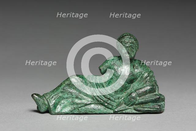 Vessel Ornament of Banqueter, c. 400-375 BC. Creator: Unknown.