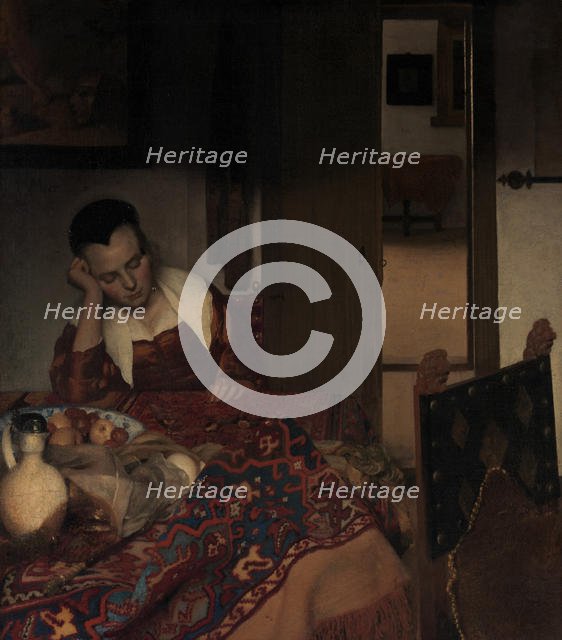 A Maid Asleep, ca. 1656-57. Creator: Jan Vermeer.