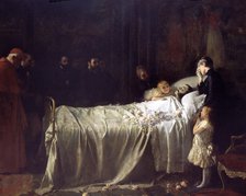 Death of Don Alfonso XII', Alfonso XII (1857-1885), King of Spain.