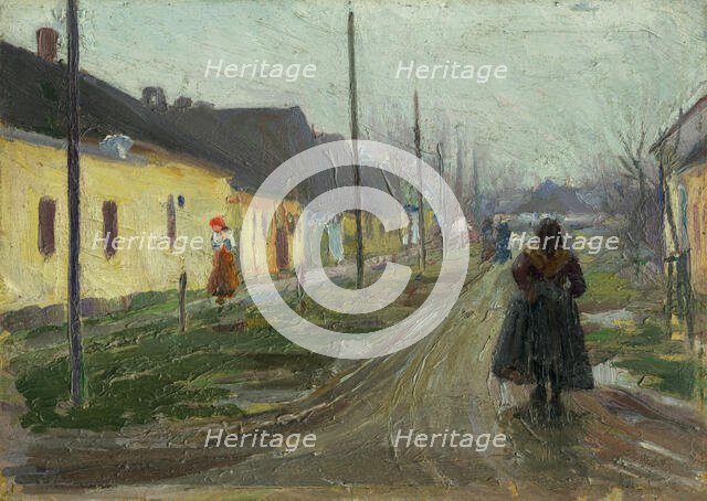 In the village, 1920-1921. Creator: Teodor Jozef Mousson.