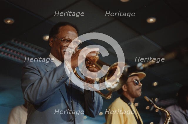 Clark Terry, Jazz Inn Party, Nordwijk, Netherlands, 1989. Creator: Brian Foskett.