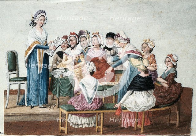 A Patriotic Women's Club, c. 1793.