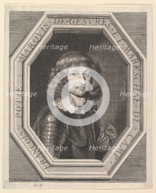 Francois Potier, marquis de Gesvres, marechal de camp. Creator: Jean Morin.