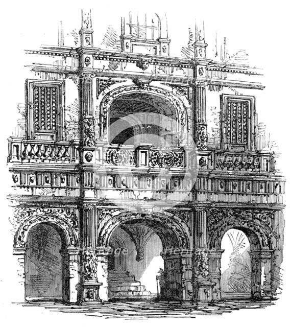 Brunswick: portal of a house, 1864.  Creator: Unknown.