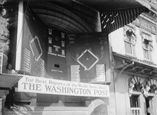 Washington Post Sponsored "Bulletin Board" For The 1912 Boston Al Vs. New York Nl World..., 1912. Creator: Harris & Ewing.