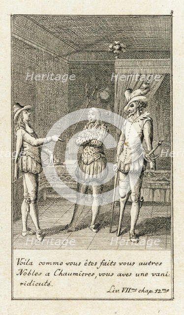 Illustration for Le Sage's 'Gil Blas', 1783. Creator: Daniel Nikolaus Chodowiecki.