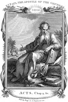 St Paul the Apostle who took the Christian message to the Gentiles, 19th century. Artist: Unknown
