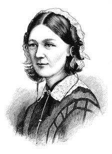 Florence Nightingale, 1870. Artist: Unknown