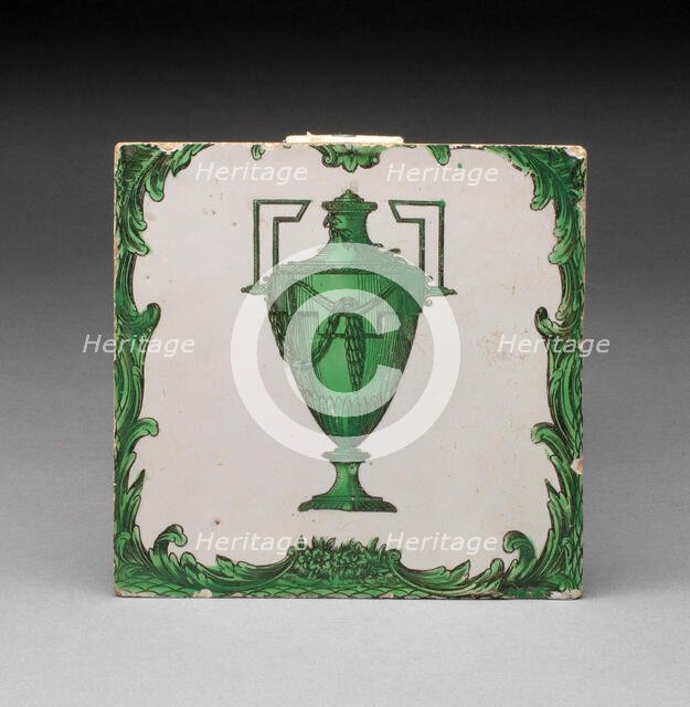 Tile, Liverpool, 1775/80. Creator: Unknown.