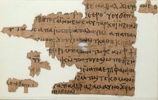 Papyri Fragments, Coptic, 7th century. Creator: Unknown.