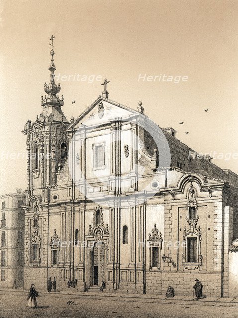 Old Convent of Montserrat in Madrid, work started in 1668 by Sebastian Herrera and continued in 1…