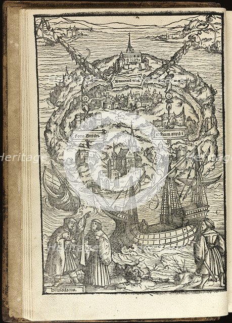 Utopia by Thomas More, 1518. Artist: Holbein, Ambrosius (1494-ca. 1520)