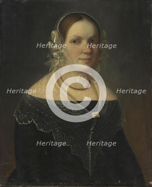 Elisabeth Christine Frolich, 1834. Creator: Carl Peter Lehmann.