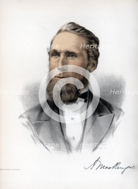 Alexander Mackenzie, second Prime Minister of Canada, c1890.Artist: Cassell, Petter & Galpin