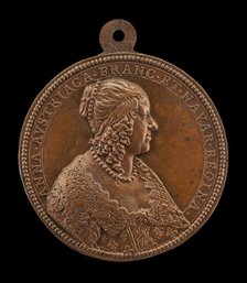 Anne of Austria, 1601-1666, Wife of King Louis XIII of France 1615 [obverse], 1642. Creator: Jean Darmand.