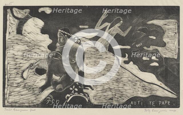 Auti te Pape (Women at the River), 1894/1895. Creator: Paul Gauguin.