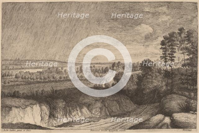 Rainy Landscape, 1636/1669. Creator: Lucas Vorsterman.
