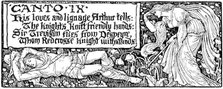 Spenser's "Faerie Queene", 1895. Creator: Walter Crane.