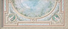 Design for Ceiling, Bedroom of Mme de Marconnoy, second half 19th century. Creators: Jules-Edmond-Charles Lachaise, Eugène-Pierre Gourdet.