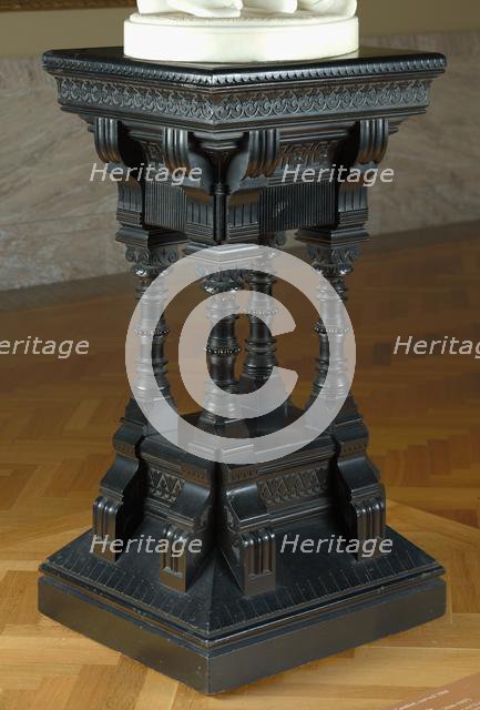 Pedestal, c. 1870. Creator: Daniel Pabst (American, 1826-1910), attributed to.