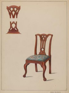 Chair, c. 1936. Creator: Francis Law Durand.