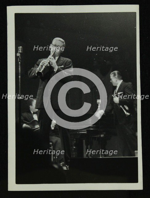 The Eddie Condon All Stars in concert, Colston Hall, Bristol, 1957. Artist: Denis Williams