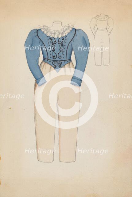 Boy's Suit, c. 1936. Creator: Dorothy Gernon.