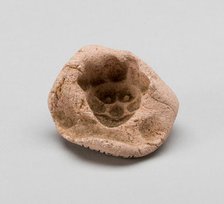 Mold for Face of Figurine, c. A.D. 100/600. Creator: Unknown.