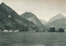 Riva del Garda from Lake Garda, Italy, 1927. Artist: Eugen Poppel.