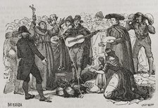 Patriotic donations and offerings by the Spaniards, War of Roussillon, (1793-1795), 1851.  Creator: Unknown.