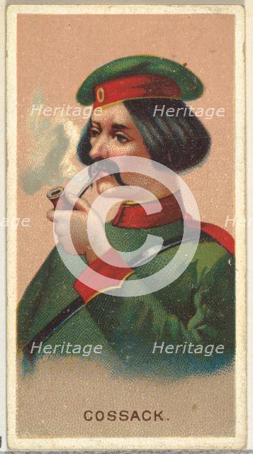 Cossack, from World's Smokers series (N33) for Allen & Ginter Cigarettes, 1888. Creator: Allen & Ginter.