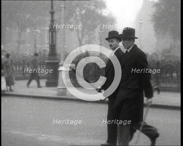 People Walking to the Houses of Parliament, 1936. Creator: British Pathe Ltd.