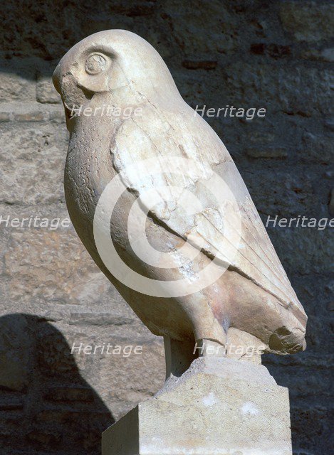 Statuette of an owl from the Acropolis. Artist: Unknown