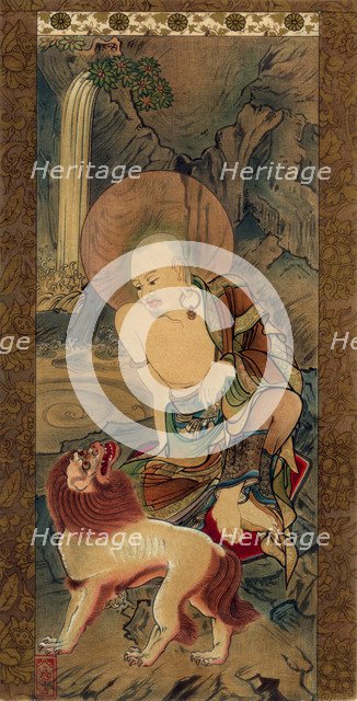 Arhat, Japanese, late Kamakura period, 14th century (1886).Artist: Unknown follower of Ryozen