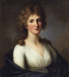 Portrait of Sara Anna von Miltitz (1774-1819). Artist: Tischbein, Johann Friedrich August (1750-1812)