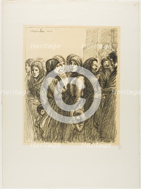 Military Allocation, 1915. Creator: Theophile Alexandre Steinlen.